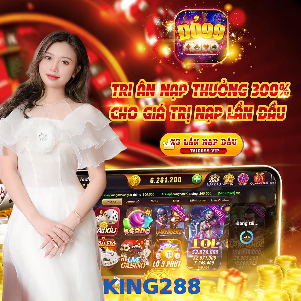 KING288